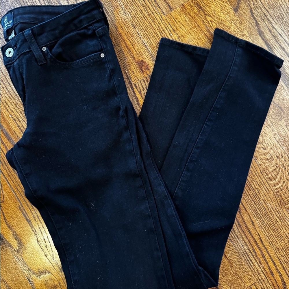 Just Black Women's Skinny Jeans in Deep Black